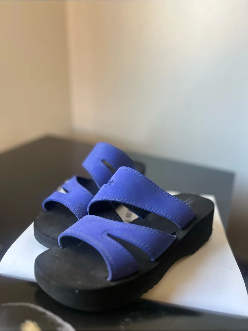 Comfort Straps Xhiliration Blue espradille Slide Sandals for Women 7